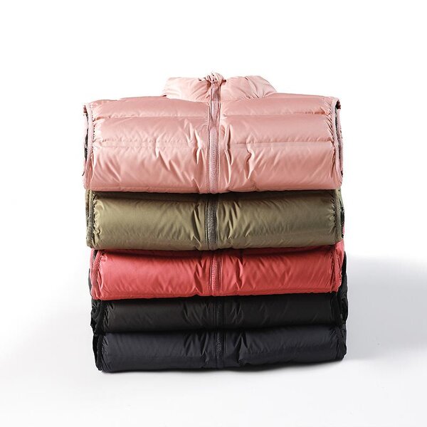 Equestrian Vest Factory - Plus Size Unisex Winter Sleeveless Outerwear 100% Polyester Down Collar