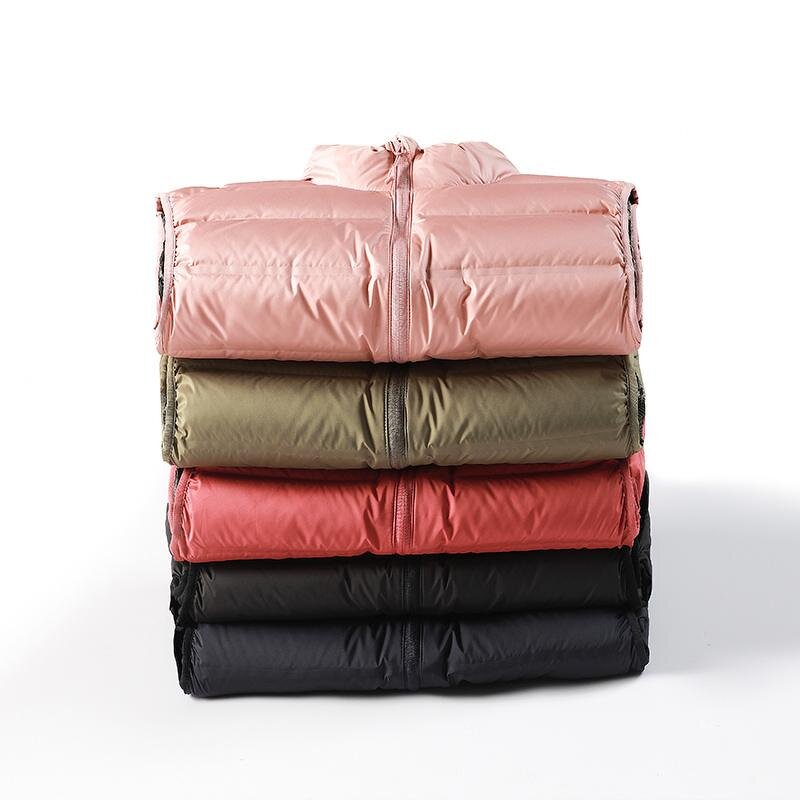 Equestrian Vest Factory - Plus Size Unisex Winter Sleeveless Outerwear 100% Polyester Down Collar