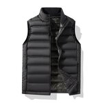 Equestrian Vest Factory - Plus Size Unisex Winter Sleeveless Outerwear 100% Polyester Down Collar