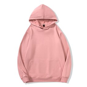 Heavyweight Hoodies Supplier - Autumn Winter Customized Printed Plush Thickened Solid Color Men's Fashion