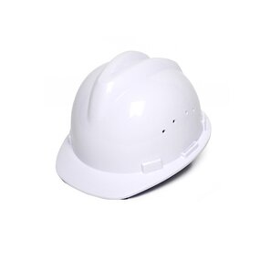 Industrial Safety Helmet Supplier - Custom Logo V Type Slotted for Construction Site Engineers