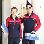 Work Clothing Set Factory - Men Women Durable Reflective Strip Long Sleeve Coveralls