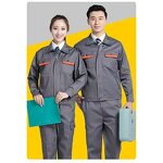 Work Clothing Supplier - Women's and Men's Factory Worker Uniform Customizable with Logo