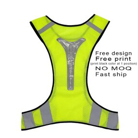 LED Safety Vest Supplier - Adjustable Reflective Flash Driving Night Running Cycling