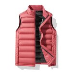 Equestrian Vest Factory - Plus Size Unisex Winter Sleeveless Outerwear 100% Polyester Down Collar