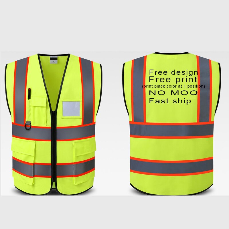 Security Jacket Factory - Construction High Visibility Reflective Clothing Traffic Safety