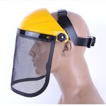 Logging Safety Helmet Factory - Face Shield Steel Mesh Visor for Garden Forest