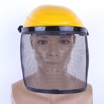 Logging Safety Helmet Factory - Face Shield Steel Mesh Visor for Garden Forest