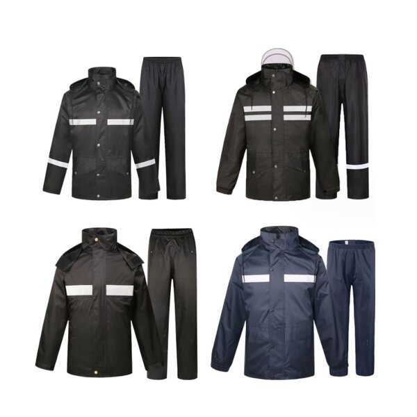 High Visibility Rainwear Factory - Durable Oxford Windproof Waterproof Construction Traffic Reflective