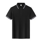 Polo Shirt with Button Factory - Custom Logo Pure Cotton Pique Short Sleeve Corporate Culture