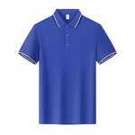 Polo Shirt with Button Factory - Custom Logo Pure Cotton Pique Short Sleeve Corporate Culture