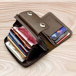 Accordion Card Holder Manufacturer - Bulk Retro Zipper ID Storage Bag