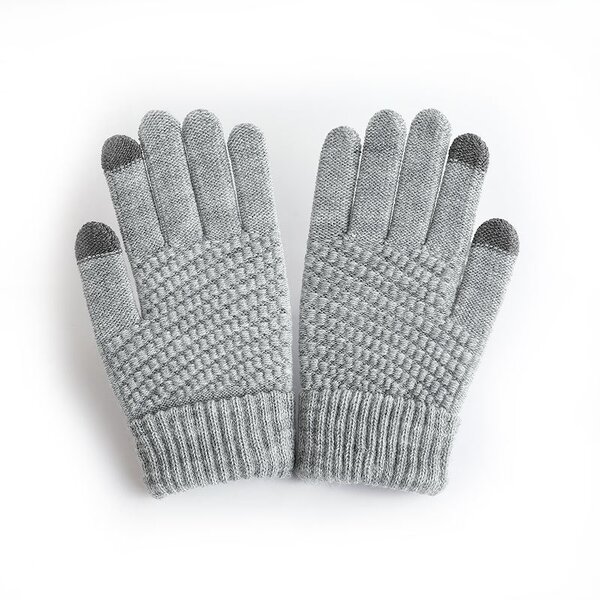 Winter Men's Knitted Gloves Manufacturer - Bulk Touch Screen Warm Gloves