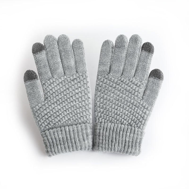 Winter Men's Knitted Gloves Manufacturer - Bulk Touch Screen Warm Gloves
