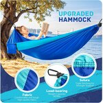Nylon Camping Hammock Manufacturer - Custom Durable Hammock with Straps