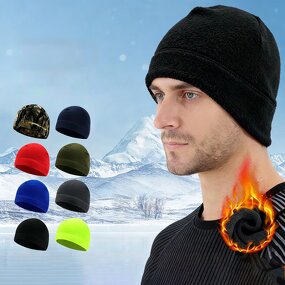 Winter Sports Beanie Hat Manufacturer - Bulk Cold-proof Windproof Fleece Hat