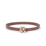 Rose Flower Buckle Thin Belt Manufacturer - Bulk PU Slimming Belt