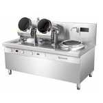 Electric Stir Frying Machine Supplier - Commercial Intelligent Non Stick Steel Gas Automatic