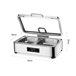 Electric Griddle Factory - Stainless Steel Commercial Kitchen Non Stick Plate Fast