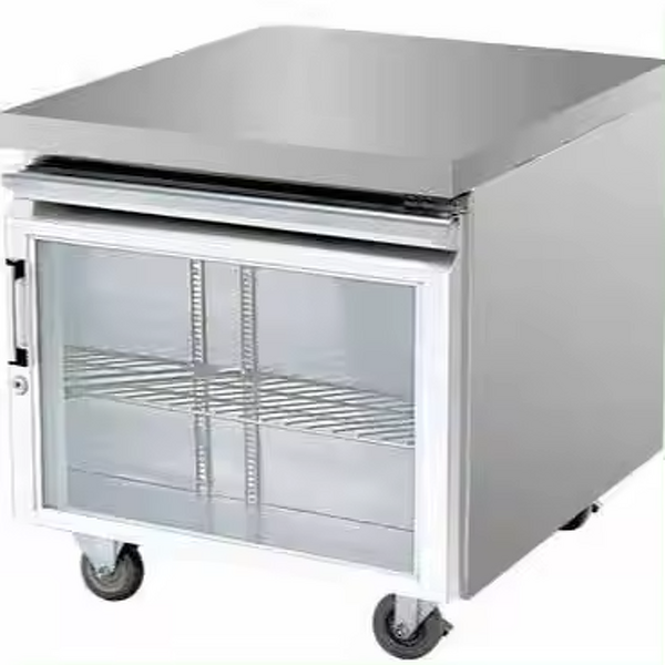 Glass Door Freezer Manufacturer - Commercial Stainless Steel Fan Cooling Refrigerated
