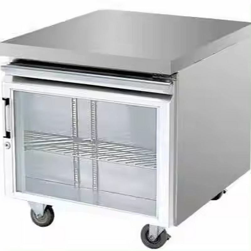 Glass Door Freezer Manufacturer - Commercial Stainless Steel Fan Cooling Refrigerated