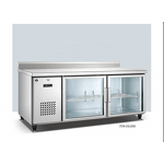 Sandwich Prep Table Supplier - Commercial 3 Doors Stainless Steel Salad Display Fridge