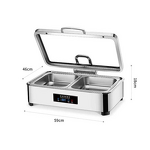 Electric Chafing Dish Supplier - Luxury Stainless Steel Buffet Server Electric Warming