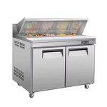 Salad Bar Fridge Supplier - Single Temperature Pizza Prep Counter Top Display Freezer