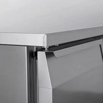 Kitchen Cooler Cabinet Supplier - Stainless Steel Workbench Pizza Salad bar Under Counter