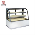 Dessert Refrigerator Factory - Commercial Mini Curved Glass Pastry Bakery Showcase