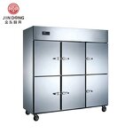 Upright Freezer Manufacturer - Luxury Commercial 6 Door Stainless Steel Deep Freezers