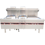 Industrial Gas Range Stove Supplier - Two Wok Restaurant Equipments Burner Stand Cooker