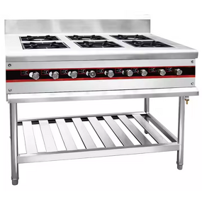 Restaurant Gas Stove Manufacturer - Commercial Single Double burner Cooker Hotel Kitchen