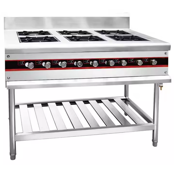 Restaurant Gas Stove Manufacturer - Commercial Single Double burner Cooker Hotel Kitchen