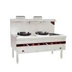 Industrial Gas Range Stove Supplier - Two Wok Restaurant Equipments Burner Stand Cooker