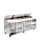 Kitchen Cooler Cabinet Supplier - Stainless Steel Workbench Pizza Salad bar Under Counter