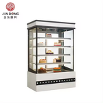 Dessert Refrigerator Factory - Commercial Mini Curved Glass Pastry Bakery Showcase