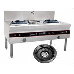 Gas Cooking Stove Supplier - Commercial Kitchen Stainless Steel Double Burners High