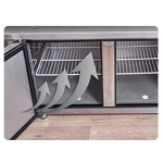 Glass Door Freezer Manufacturer - Commercial Stainless Steel Fan Cooling Refrigerated