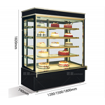 Cake Display Cabinet Manufacturer - Hot Sale Right Angle Standing Bakery Refrigerator