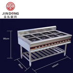 Chinese Gas Range Stove Manufacturer - Commercial Restaurant Kitchen Two Wok Stainless Steel