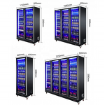 Beverage Coolers Factory - Commercial Display Cabinets Glass Door Chiller Refrigerator