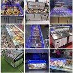 Salad Bar Fridge Supplier - Single Temperature Pizza Prep Counter Top Display Freezer