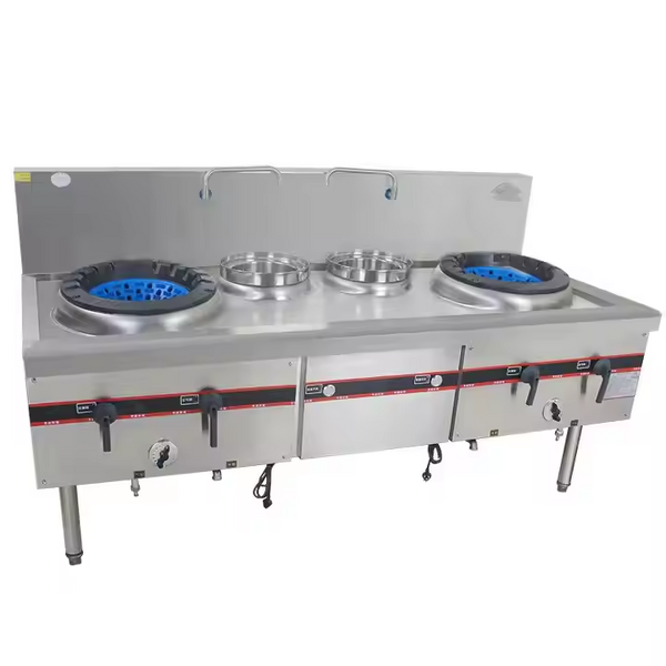 Commercial Gas Range Factory - Stainless Steel 4-8 Burners Stand Floor