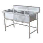 Double Bowl Sink Manufacturer - Commercial Restaurant Kitchen Food Grade Stainless Steel