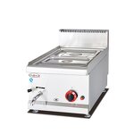 Bain Marie Manufacturer - Stainless Steel Gas LPG Buffet Steam Table Counter Top