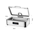 Electric Chafing Dish Supplier - Luxury Stainless Steel Buffet Server Electric Warming