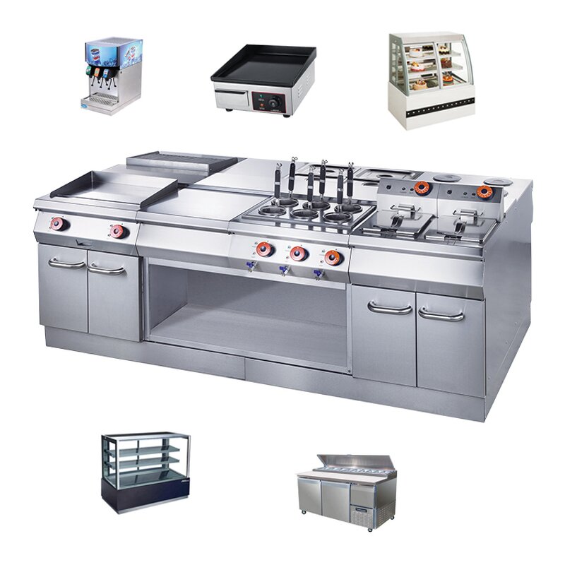 Commercial Kitchenware Set Supplier - Full Stainless Steel Customized Hotel School Canteen