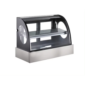 Dessert Refrigerator Factory - Commercial Mini Curved Glass Pastry Bakery Showcase