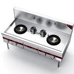Gas Wok Range Factory - Kitchen Restaurant Cooking Stove Stainless Steel Restaurant